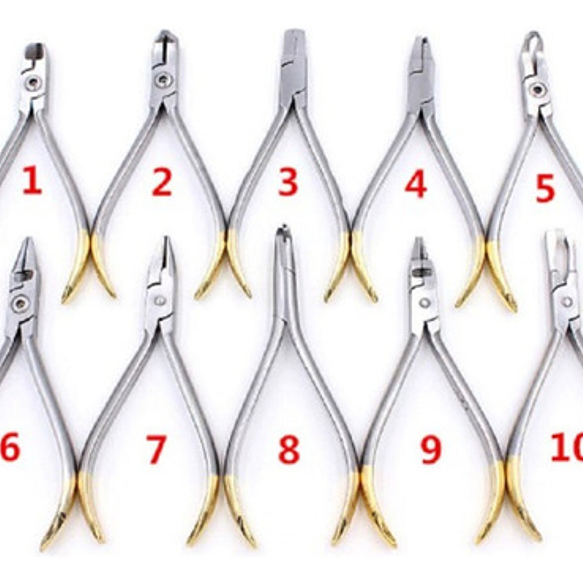 Alicate Ortodoncia Acero 45° Cortador Arcos Calidad Santiago 4