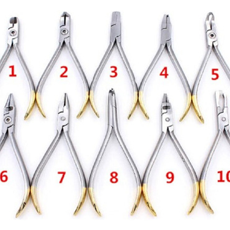 Alicate Ortodoncia Acero 45° Cortador Arcos Calidad Santiago 4