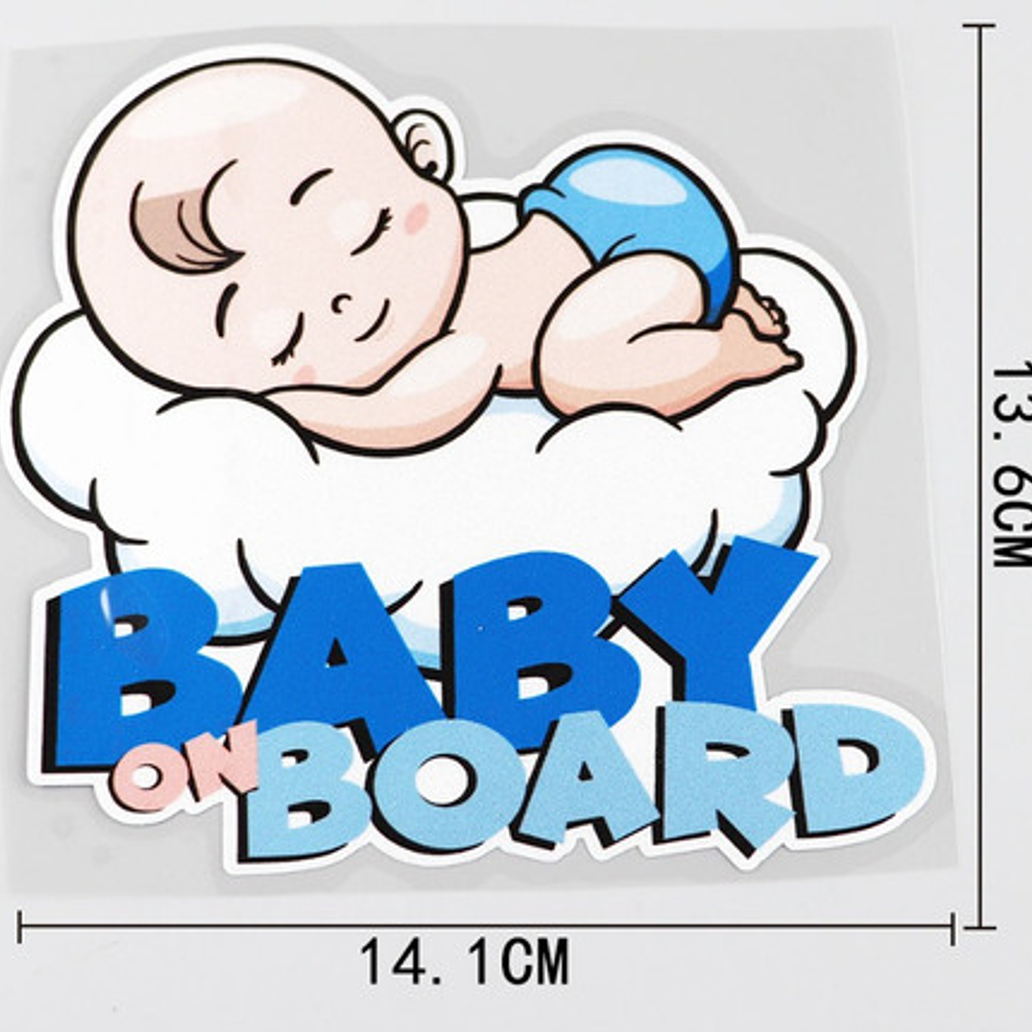 Sticker Autoadhesivo Bebé A Bordo Dulces Sueños Baby Onboard 1