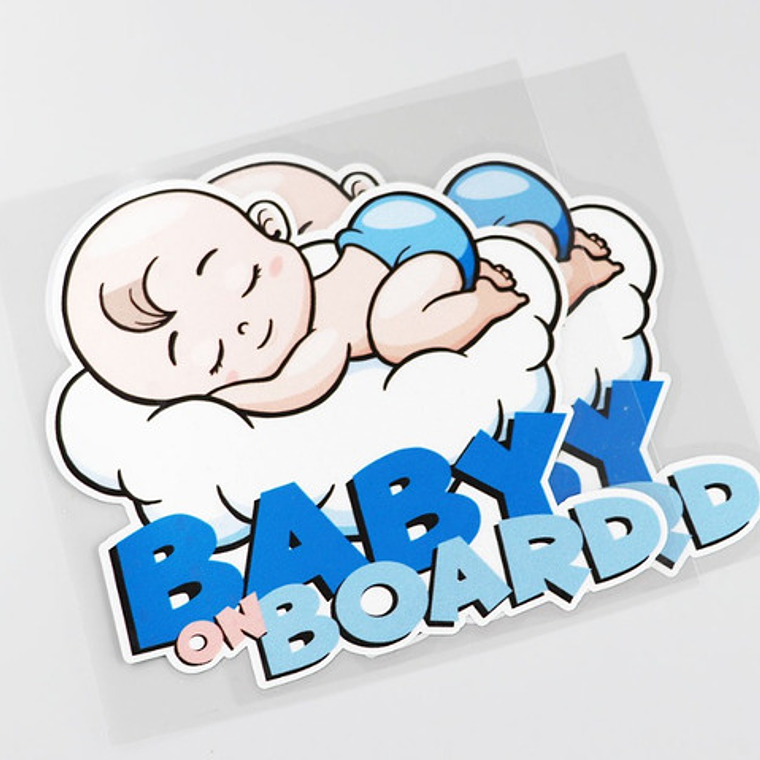 Sticker Autoadhesivo Bebé A Bordo Dulces Sueños Baby Onboard 3