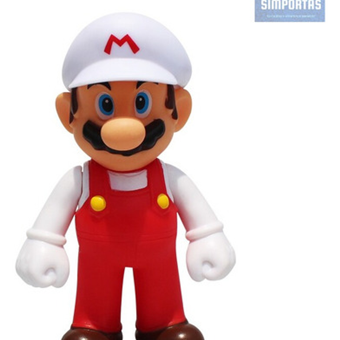 Figura Mario Bros Articulado Fuego 12.5 Cms Flor Calidad 2