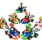 Mario Bros Auto Mario Kart Personajes A Fricción En Caja! - Miniatura 17