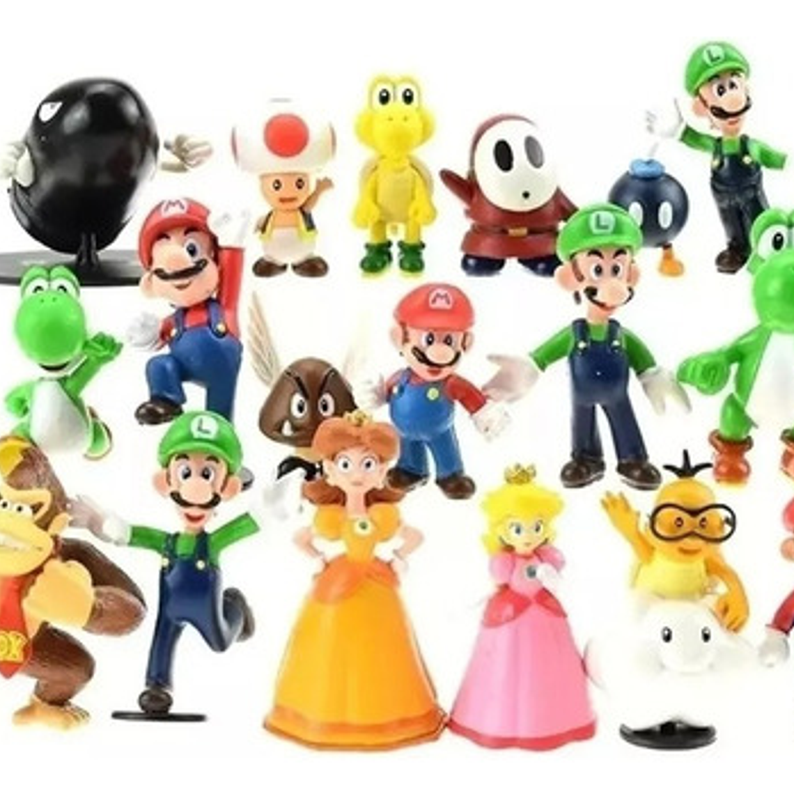 Figura Nintendo Set Mario Bros 18 Unidades Calidad Express 5