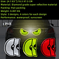  Stickers 3d Par Ojos Reflectantes Autoadhesivo Auto Tunning - Miniatura 3