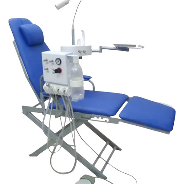 Sillón Dental Portátil Completo Con Trimodular Y Luz Calidad 5