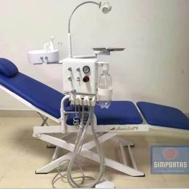 Sillón Dental Portátil Completo Con Trimodular Y Luz Calidad 8