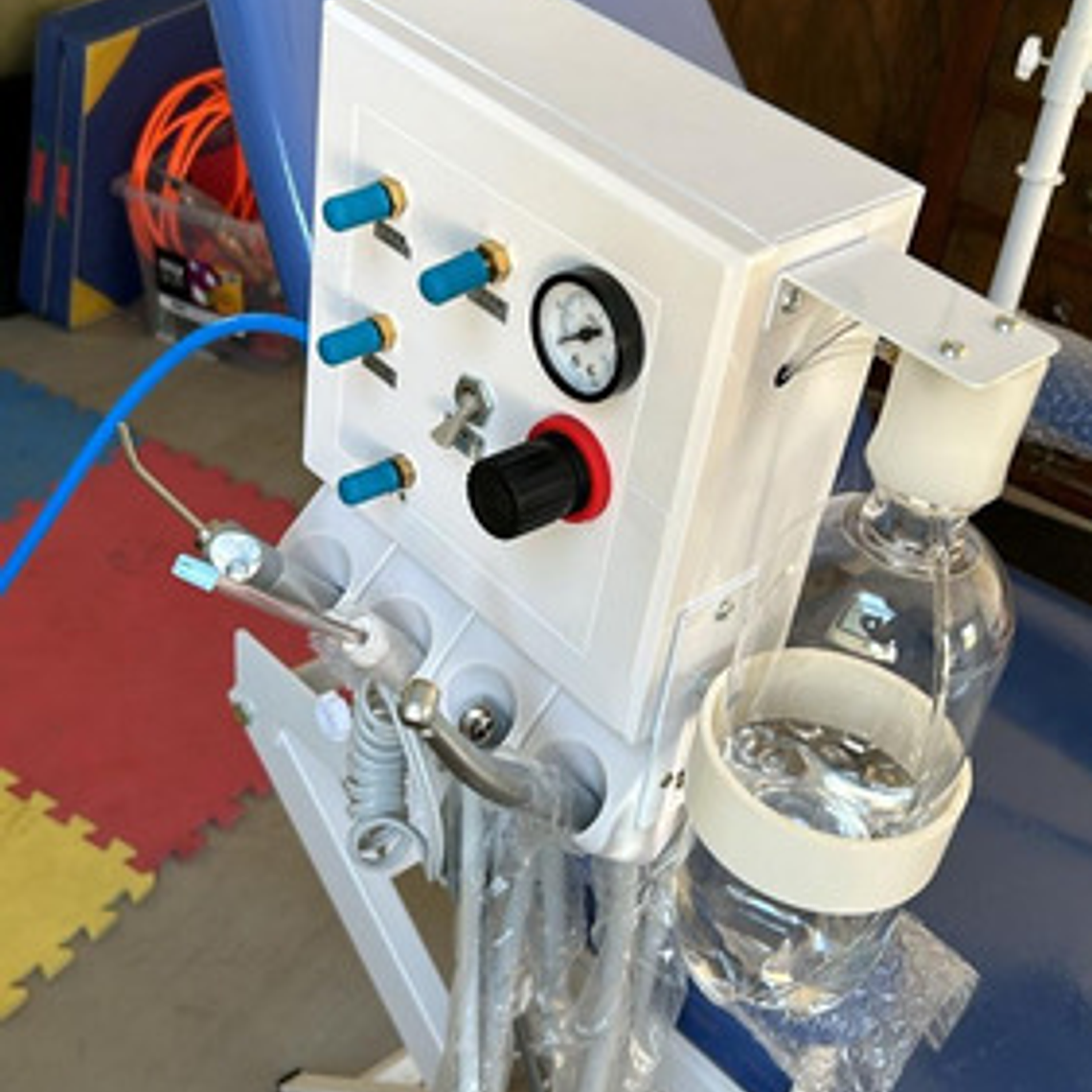 Sillón Dental Portátil Completo Con Trimodular Y Luz Calidad 12