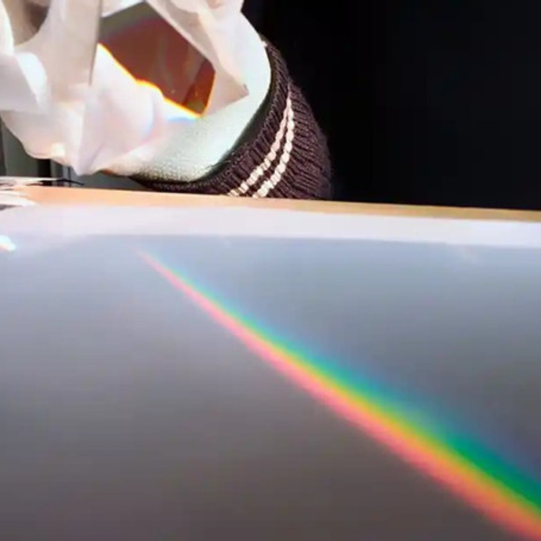 Pirámide Arcoiris Refracción Luz Ciencia Prisma 40x40x40mm 5