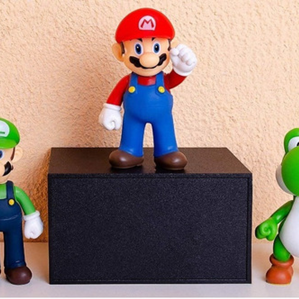 Figuras Mario Bros Luigi Yoshi Set 3 Piezas Articuladas  8