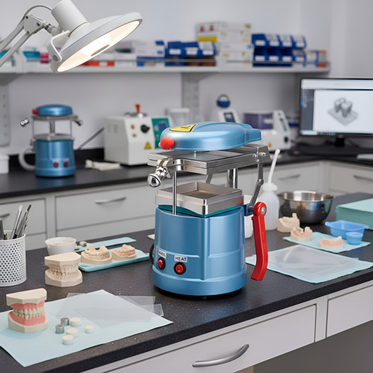 Estampadora Termoformadora Dental 220v Calidad Santiago      2