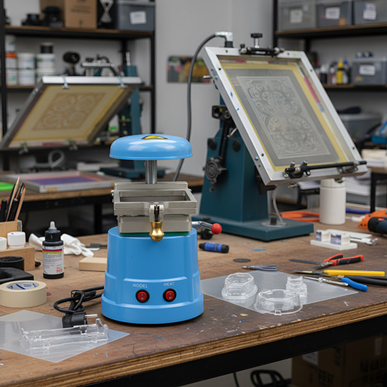 Estampadora Termoformadora Dental 220v Calidad Santiago      6