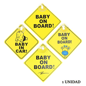 Letrero Bebe A Bordo Seguridad Baby On Board Modelos