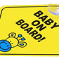 Letrero Bebe A Bordo Seguridad Baby On Board Modelos - Miniatura 3