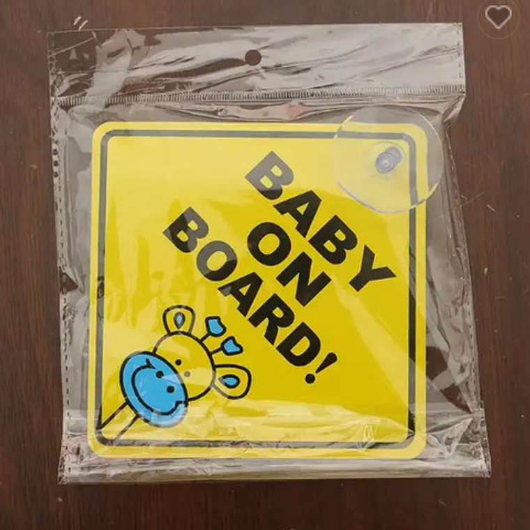 Letrero Bebe A Bordo Seguridad Baby On Board Modelos 4