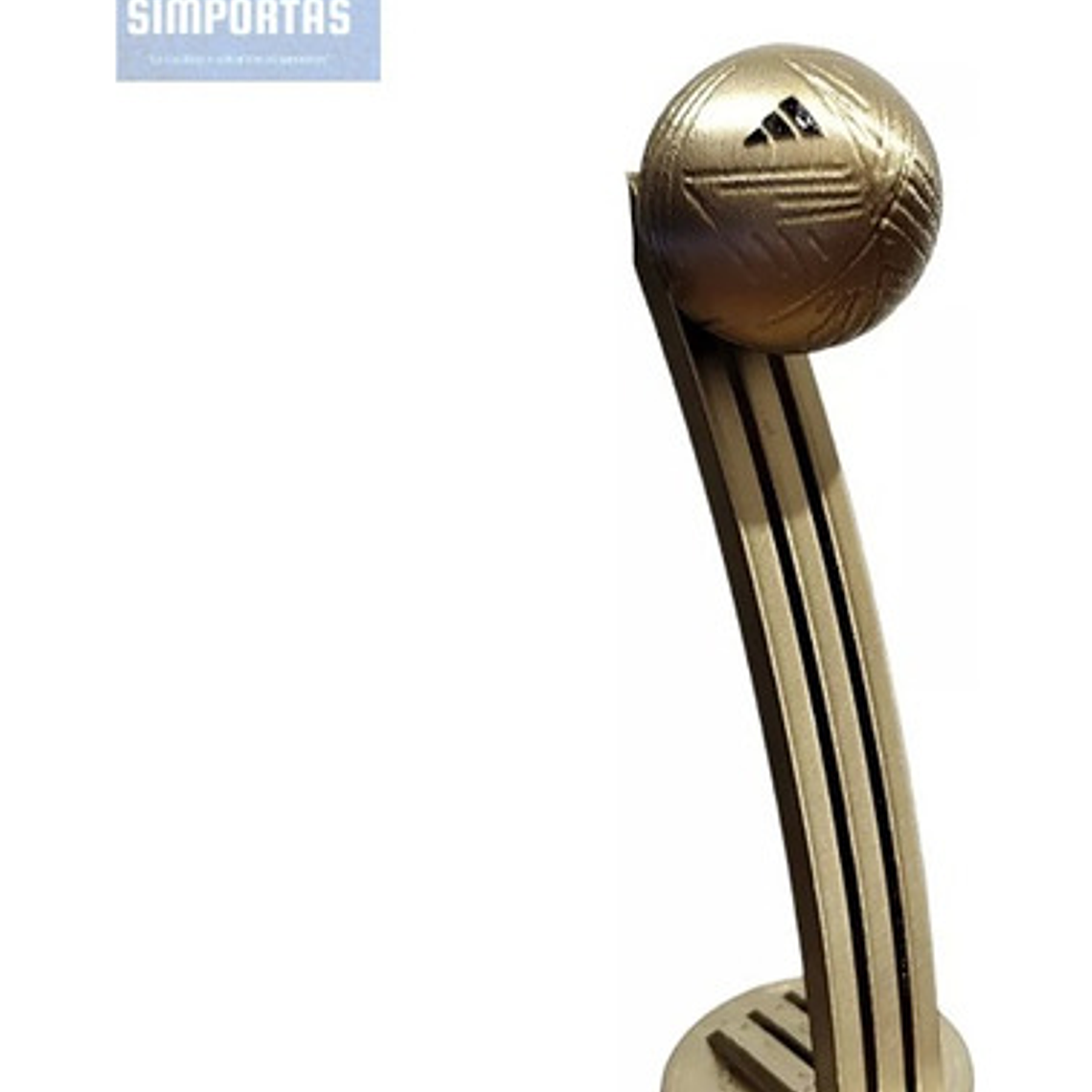 Trofeo Mejor Jugador Del Mundial Qatar 2022 Messi 32cm 2