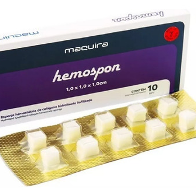 Gelitas Hemospon Dental Maquira 10 Unidades Calidad Express 3