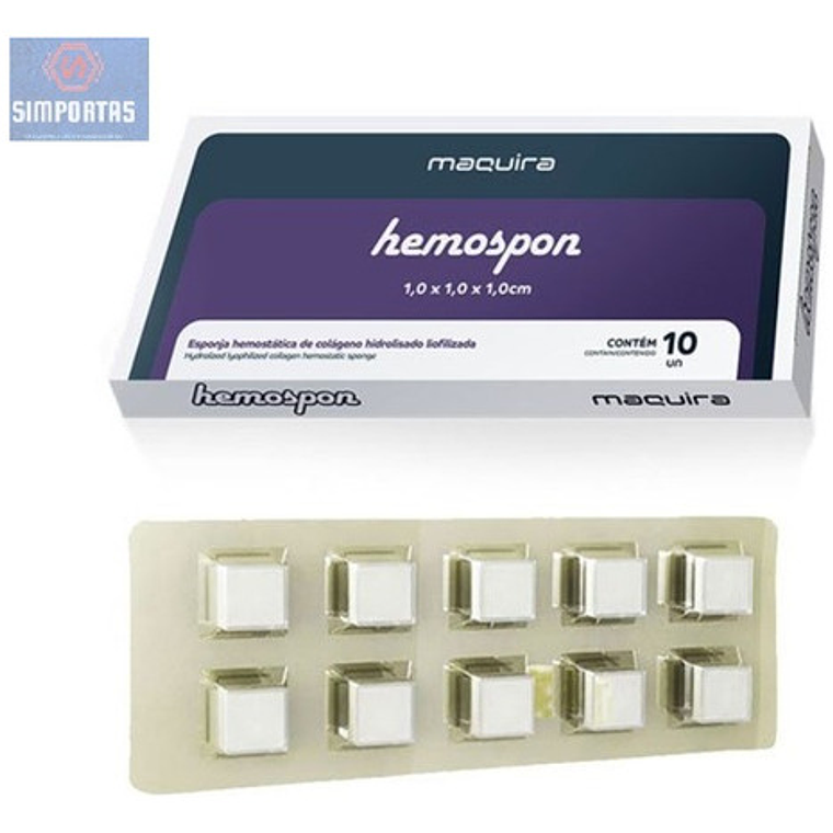 Gelitas Hemospon Dental Maquira 10 Unidades Calidad Express 4