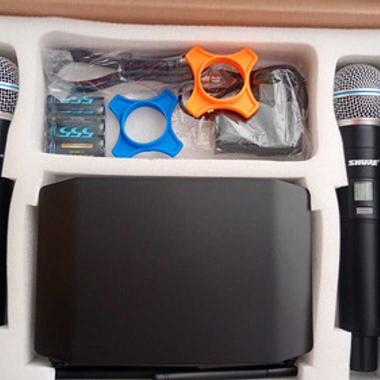 Kit Micrófonos Inalámbricos Profesional Automático Cardioide 6