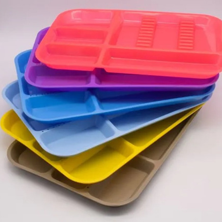 Bandeja Plástica Dental Secciones Calidad Colores 1 Unidad 19