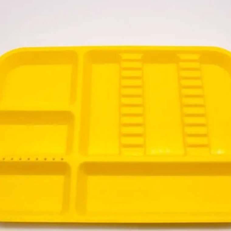 Bandeja Plástica Dental Secciones Calidad Colores 1 Unidad 32