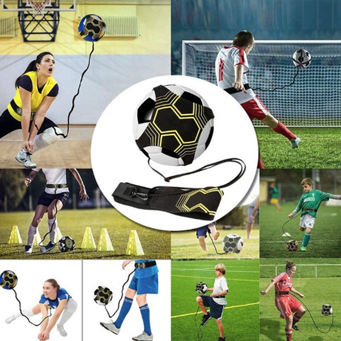 Cinturón Entrenamiento Futbol Deporte Juego Niños X 2 Pack 2