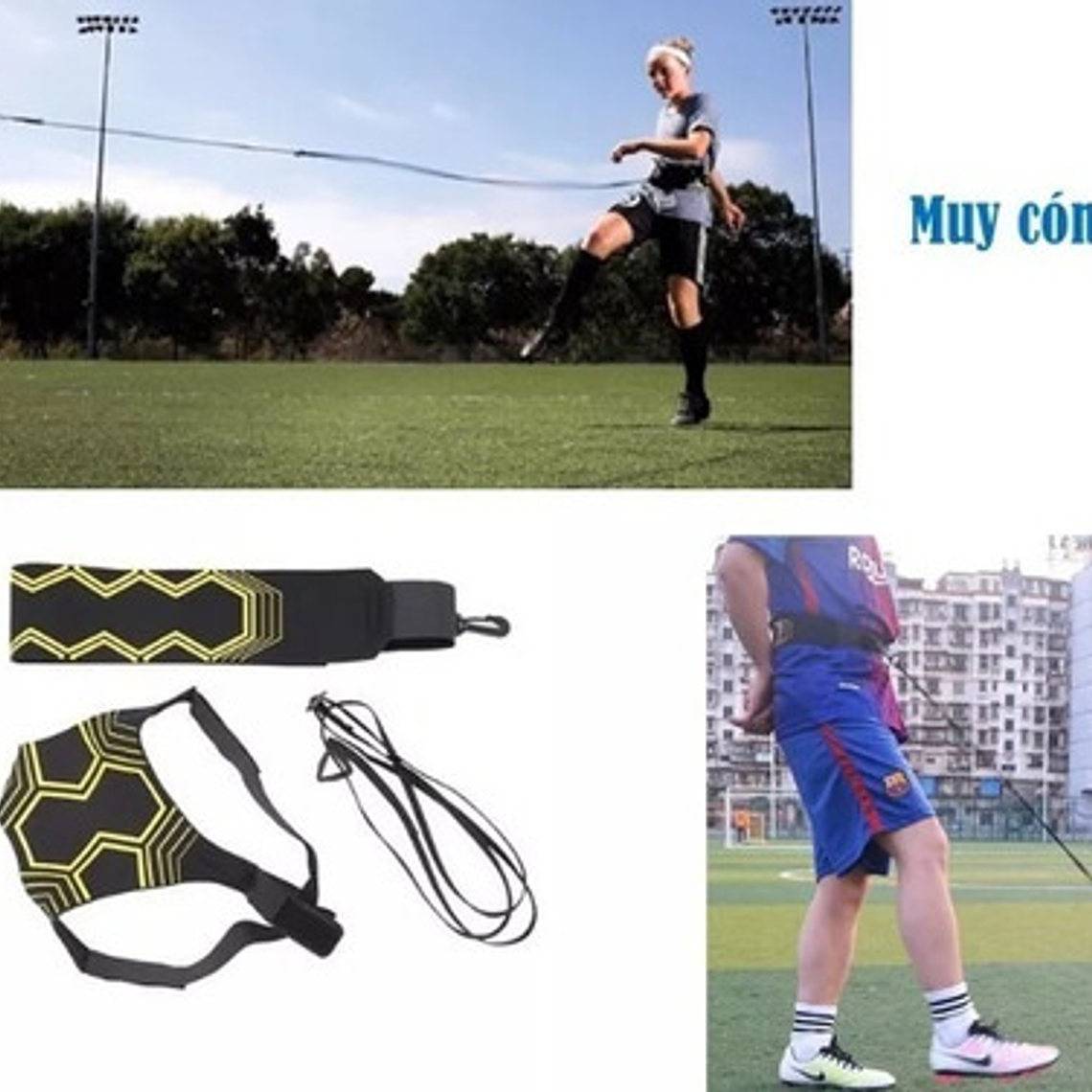 Cinturón Entrenamiento Futbol Deporte Juego Niños X 2 Pack 4