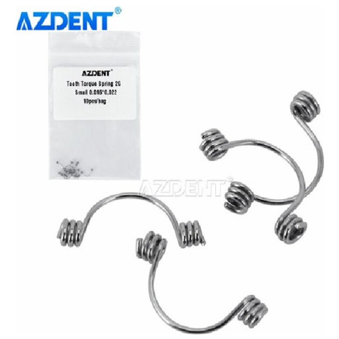 Resorte De Torsión Ortodoncia Pack 10 Unidades Medidas Stgo. 3