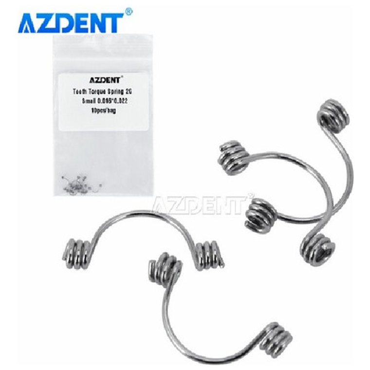 Resorte De Torsión Ortodoncia Pack 10 Unidades Medidas Stgo. 3