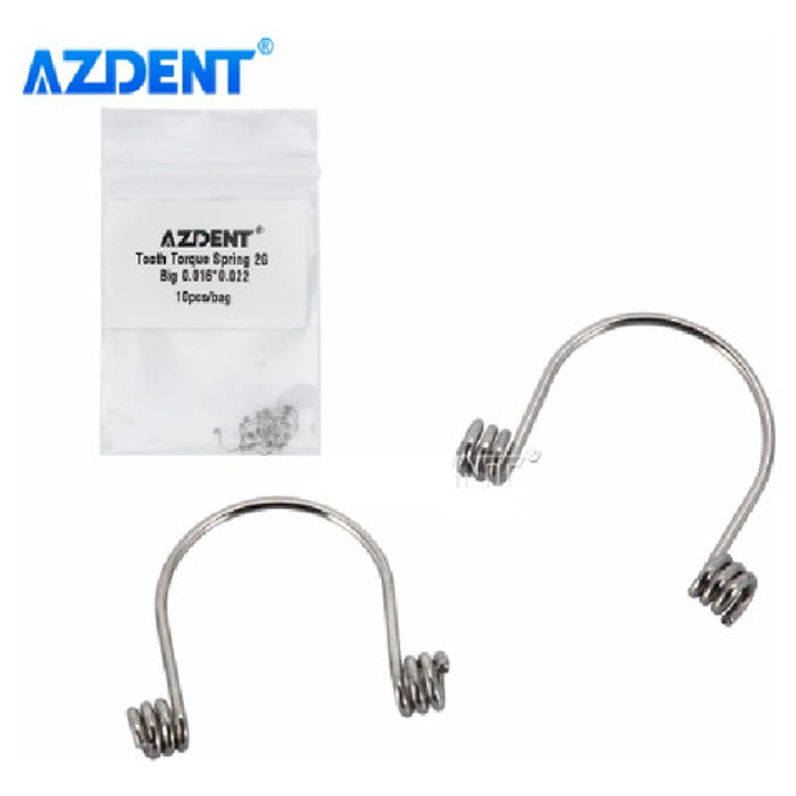 Resorte De Torsión Ortodoncia Pack 10 Unidades Medidas Stgo. 8
