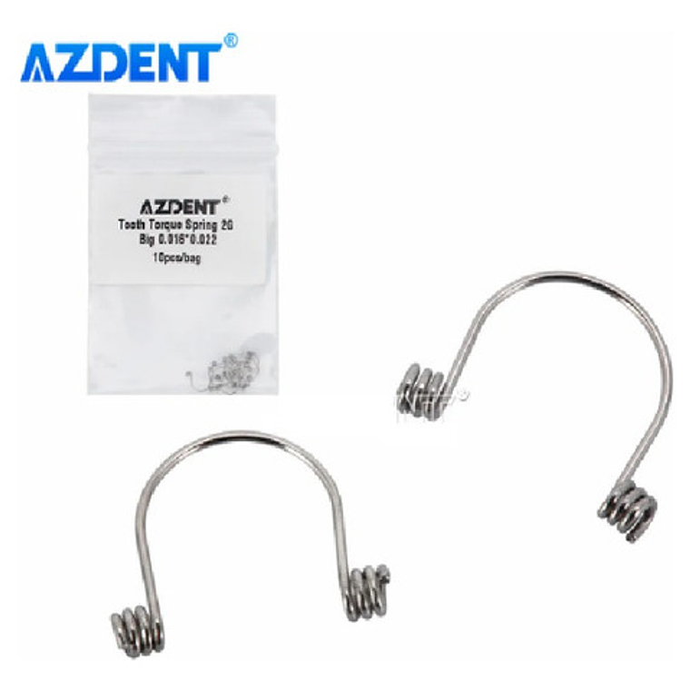 Resorte De Torsión Ortodoncia Pack 10 Unidades Medidas Stgo. 8