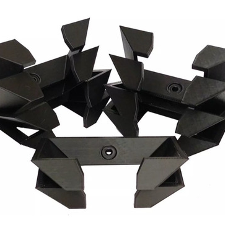 Soporte De Pared Pala Pádel Ergonómico Set 6 Unidades 1