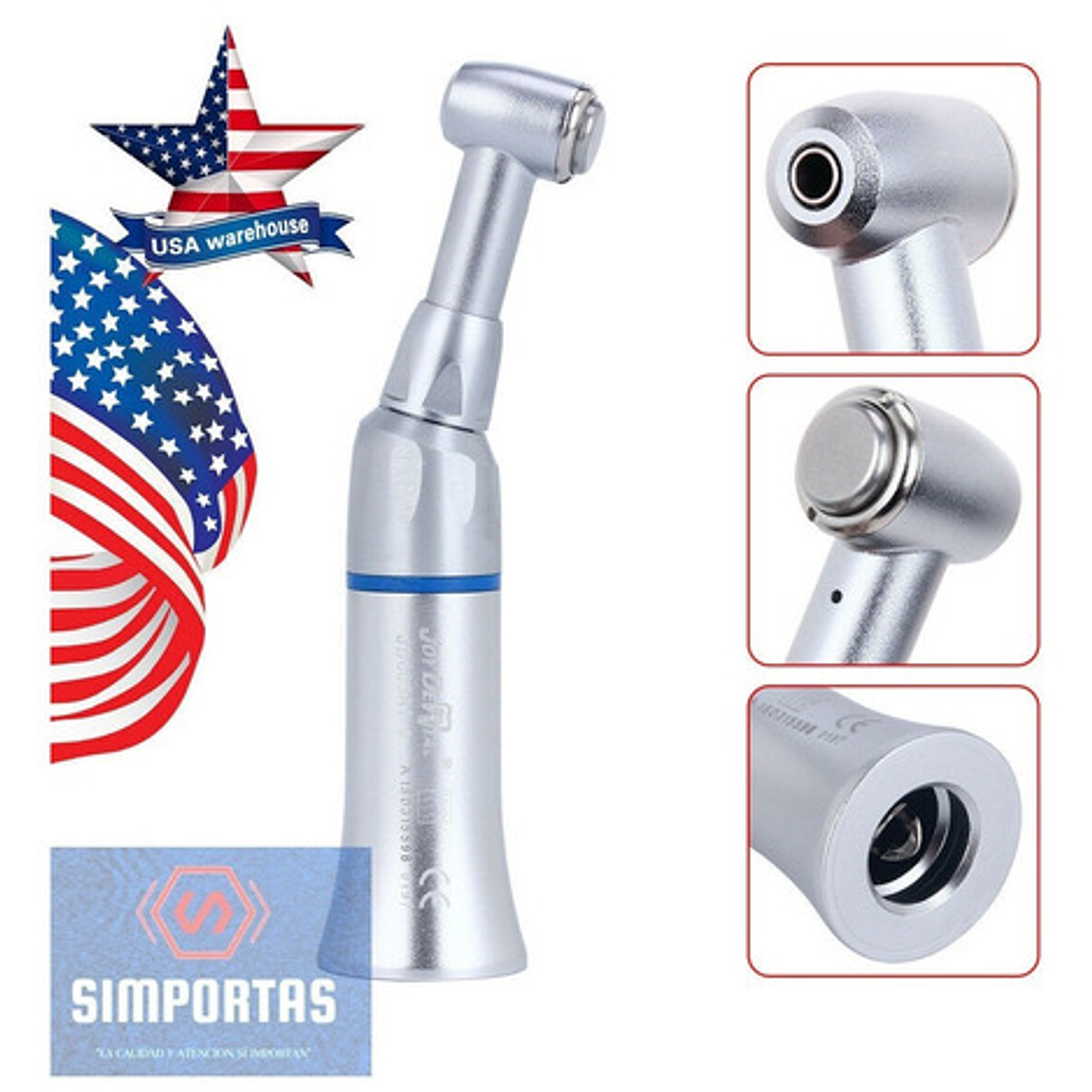 Contra Angulo Dental Baja Velocidad Push Bottom Simportas 2