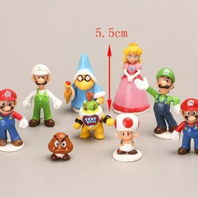 Figura Nintendo - Set Mario Bros (16 Unidades) Desp. Express 3