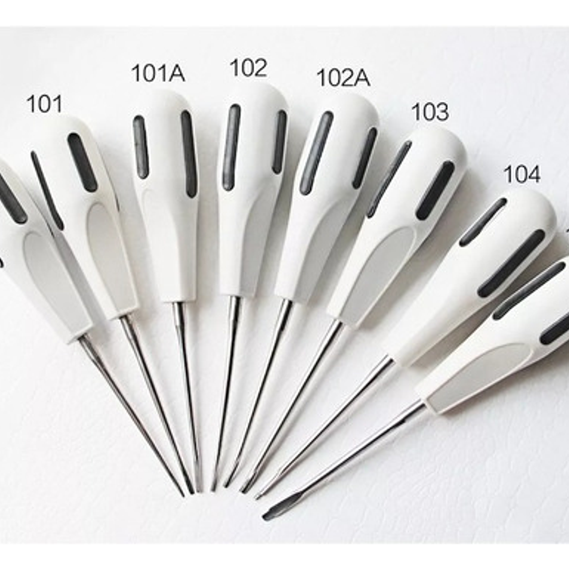 Set Elevadores Dentales X 8 Unidades Mango Ergonómico 3