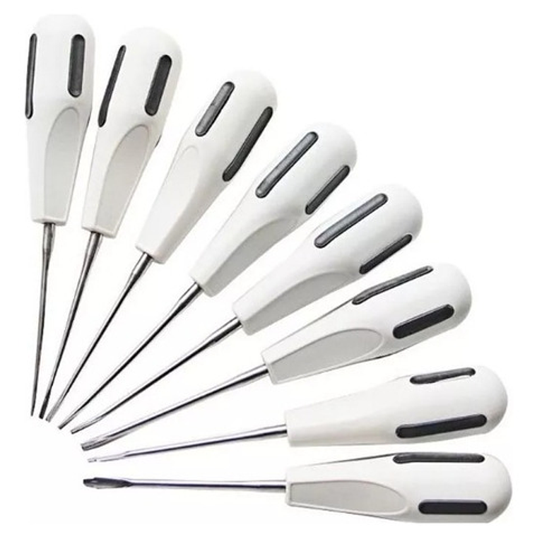 Set Elevadores Dentales X 8 Unidades Mango Ergonómico 5