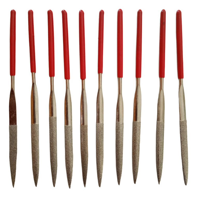 Set 10 Limas Largas Manuales Para Laboratorio Dental Y Más 2