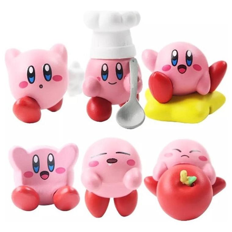 Figura Kirby - Pack De 6 Kirbys Despacho Express 1