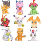 Figura Digimon - Set 9 Digimon Despacho Express - Miniatura 1