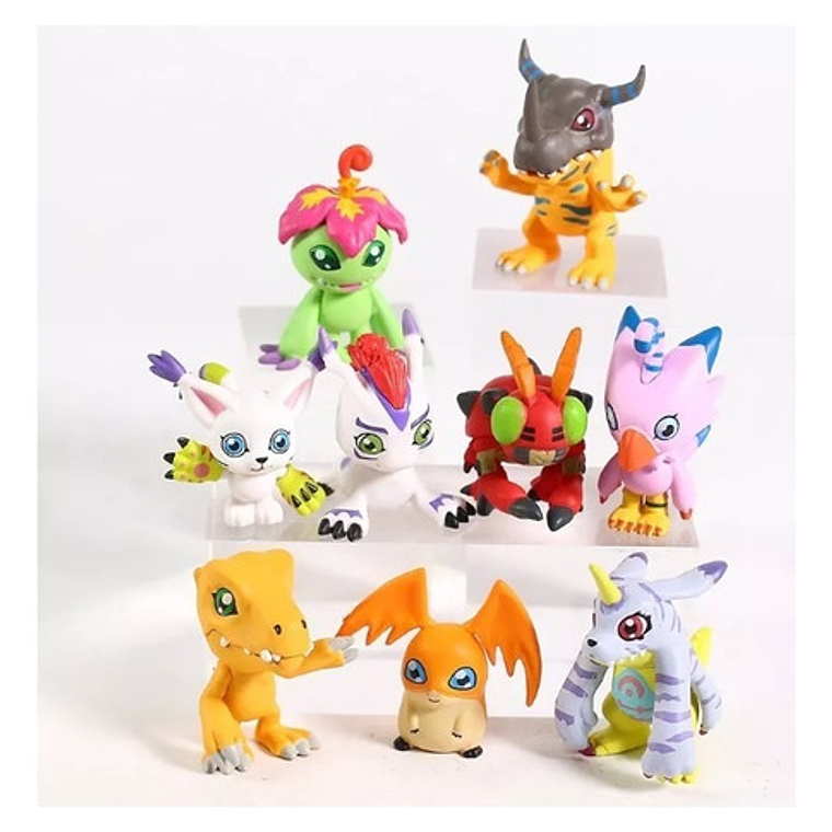 Figura Digimon - Set 9 Digimon Despacho Express 2