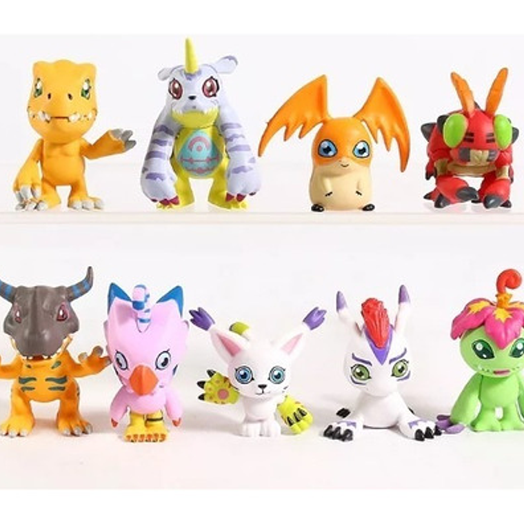 Figura Digimon - Set 9 Digimon Despacho Express 4