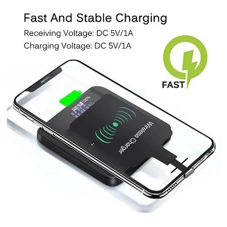 Receptor De Carga Magnetica Lámina Qi Para Smartphone Stgo. 5
