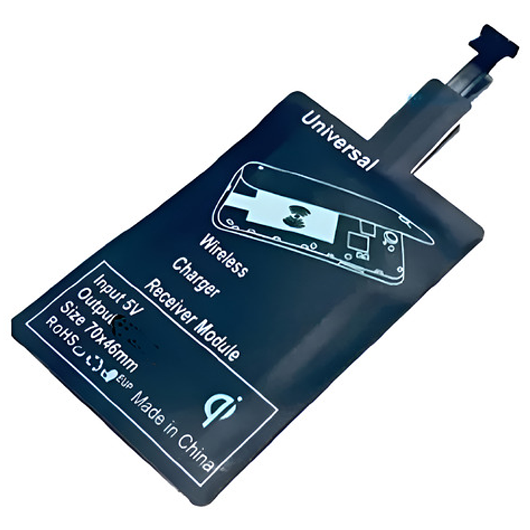 Receptor De Carga Magnetica Lámina Qi Para Smartphone Stgo. 6