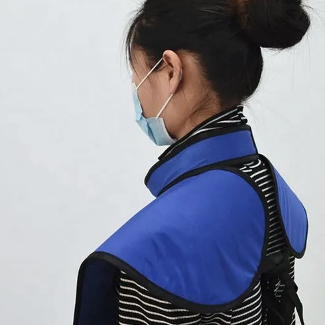 Delantal Protector Plomado Único Completo C/ Collar Tiroideo 6