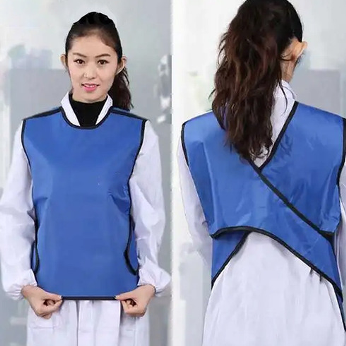 Delantal Protector Plomado Único Completo C/ Collar Tiroideo 8