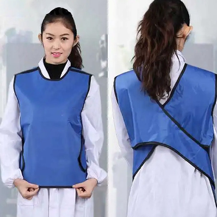 Delantal Protector Plomado Único Completo C/ Collar Tiroideo 8