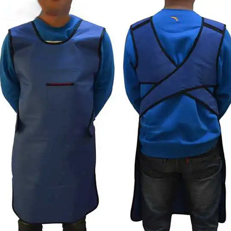 Delantal Protector Plomado Único Completo C/ Collar Tiroideo 9