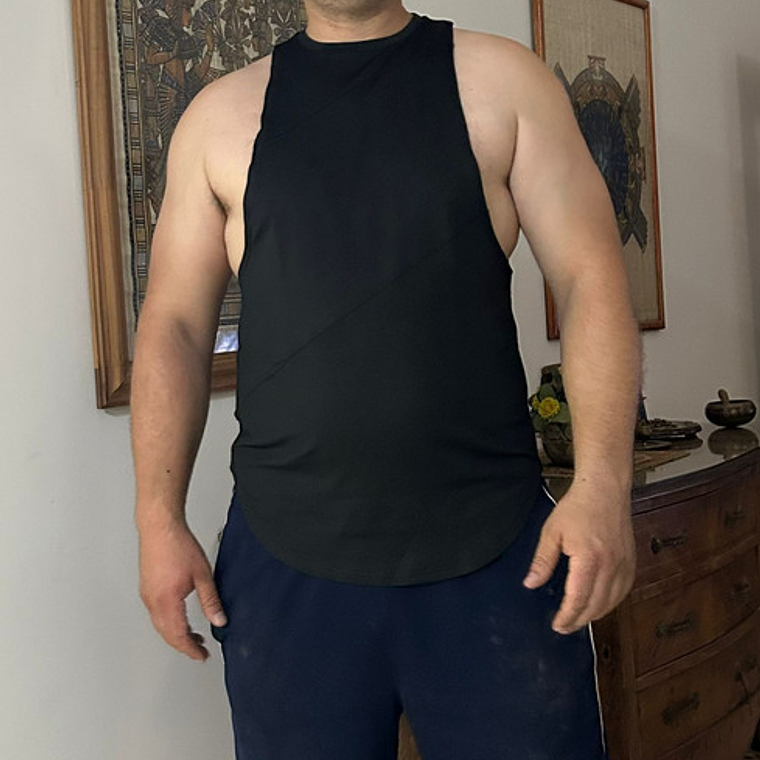 Polera Musculosa Sudadera Hombre Gimnasio Spandex Calidad 5