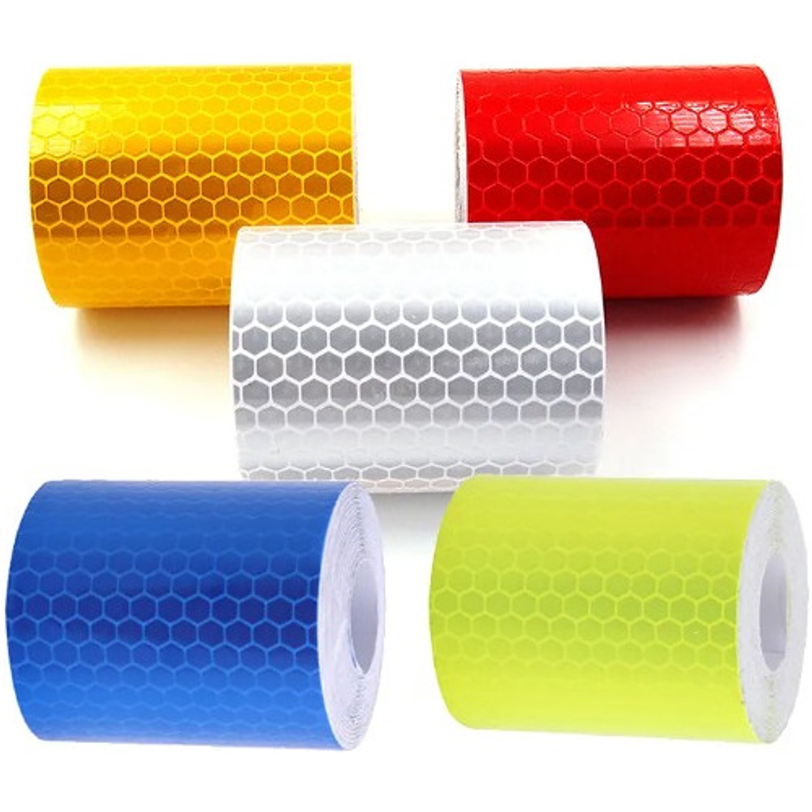 Pack 3 Rollos Tiras Reflectantes Seguridad Calidad 5x100cm 3