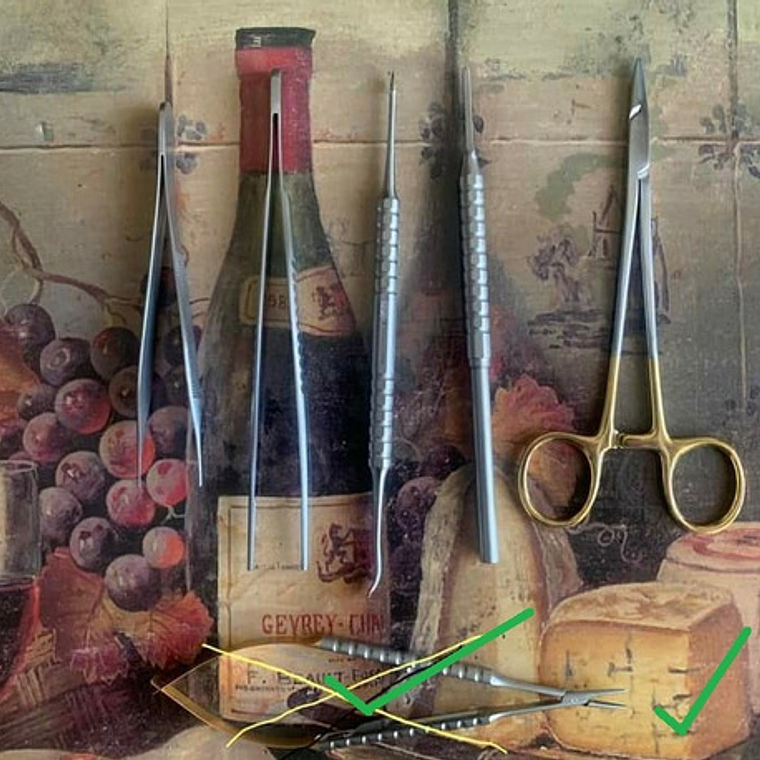 Set Quirúrgico Periodontal Completo 6 Piezas Dental Original 4