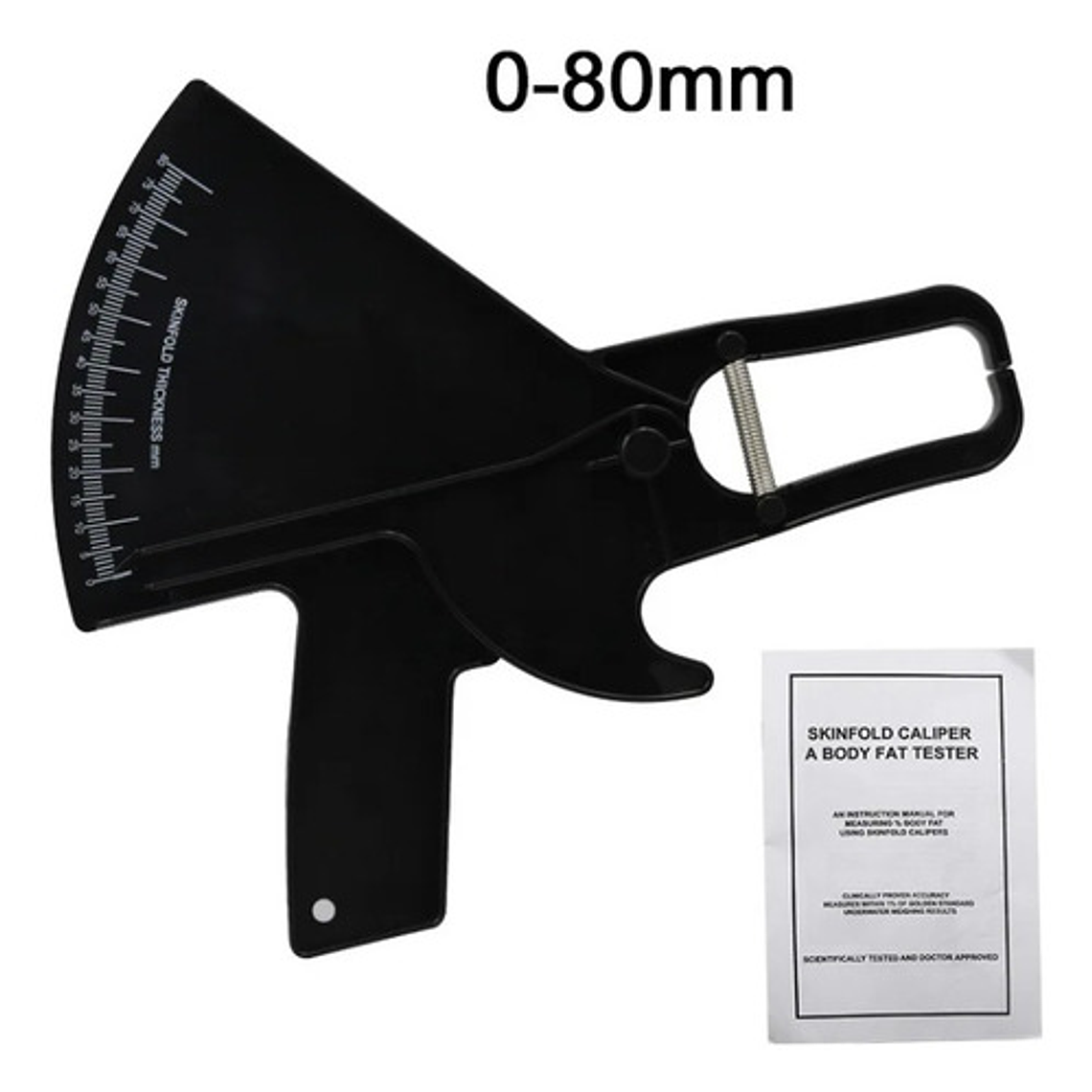 Caliper Slim Guide Adipometro Medidor Grasa Pliegues Cutáneo 11